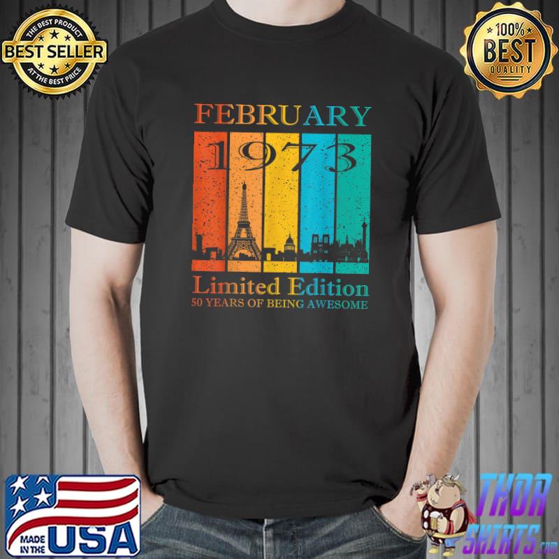 February 1983 Limited Edition 40 Years Of Being Awesome Vintage T-Shirt