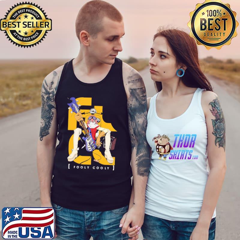 Fooly haruko and the guitar flcl fooly cooly classic s Tank Top