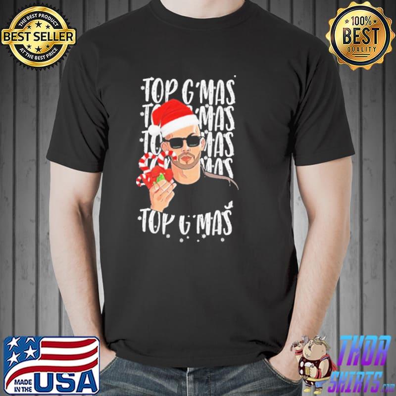 Funny animated top gmas andrew tate christmas design shirt