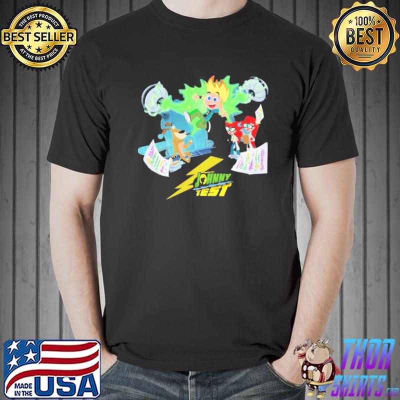 Funny squad johnny test team netflix classic shirt