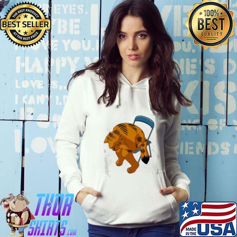 Garfield shinjI ikarI neon genesis evangelion parody classic s Hoodie