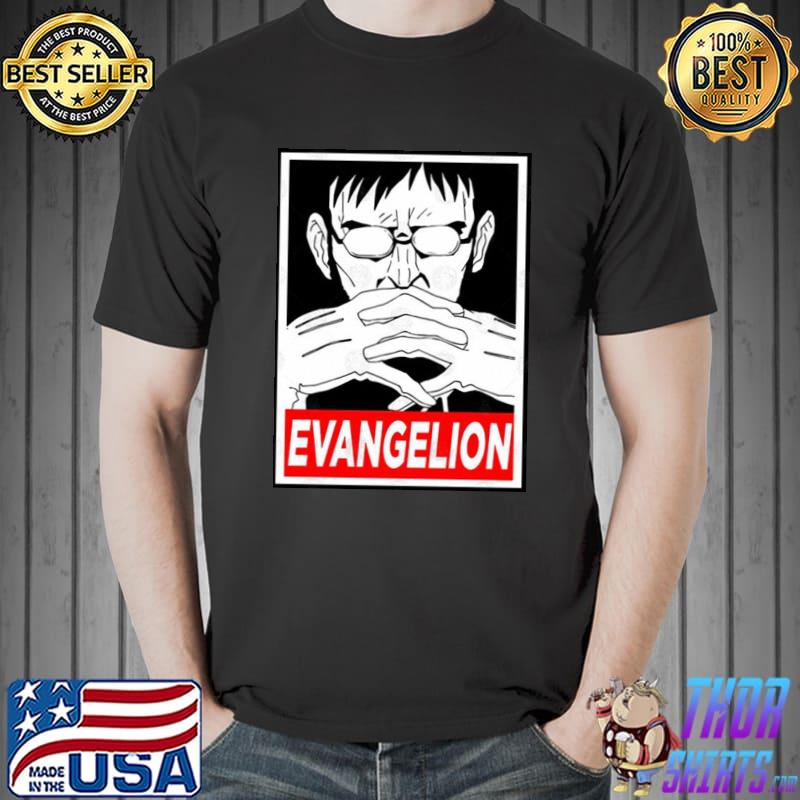 Gendo ikarI evangelion meme obey style classic shirt