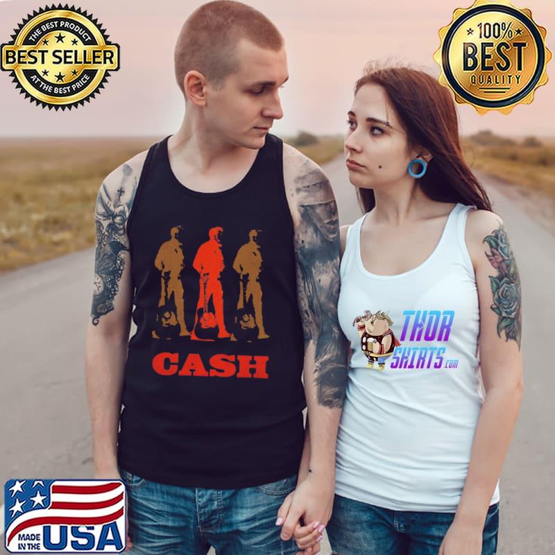 Giving the finger rock country johnny cash s Tank Top