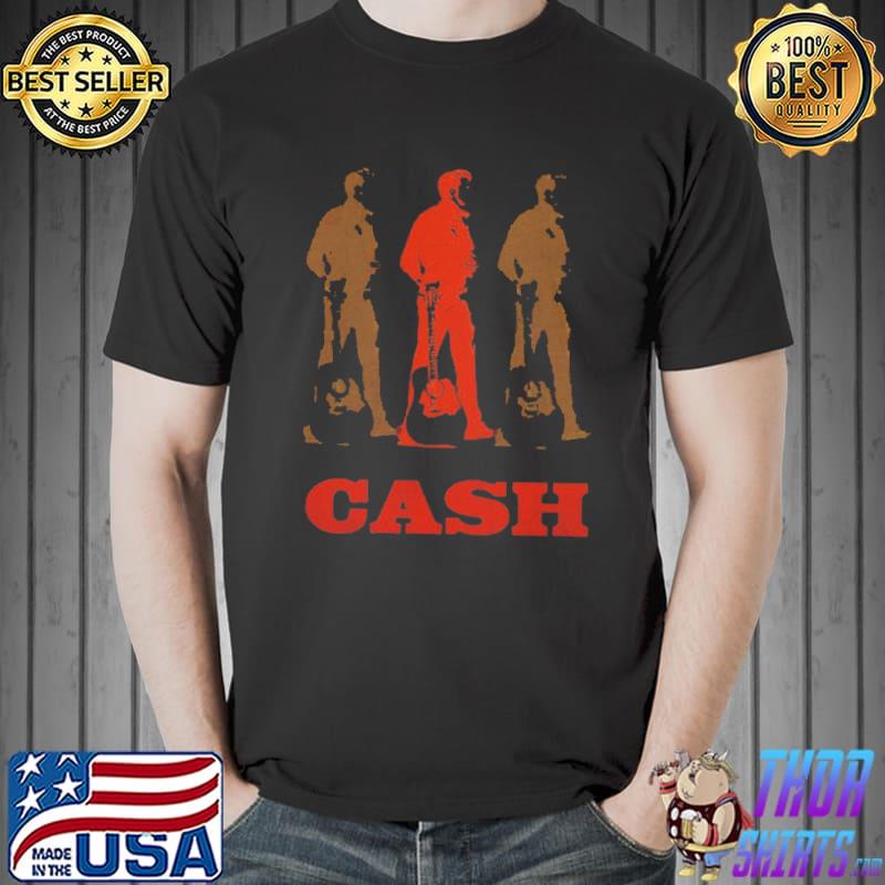 Giving the finger rock country johnny cash shirt