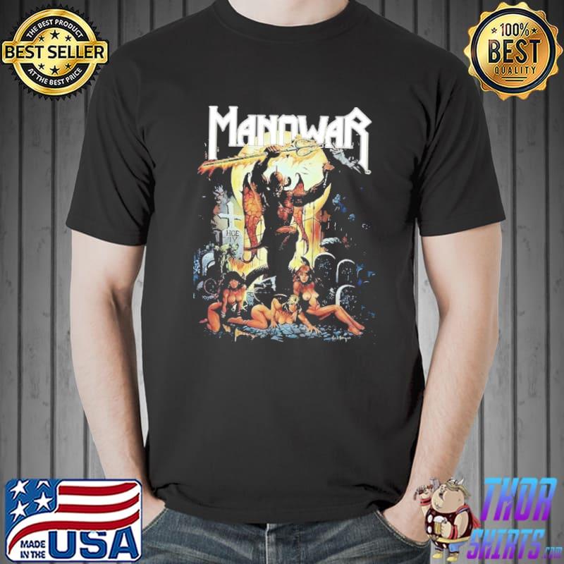 Gods of war manowar albums artwork shirt