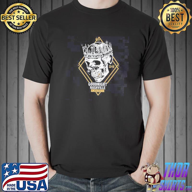 Goodnight skull jelly roll shirt