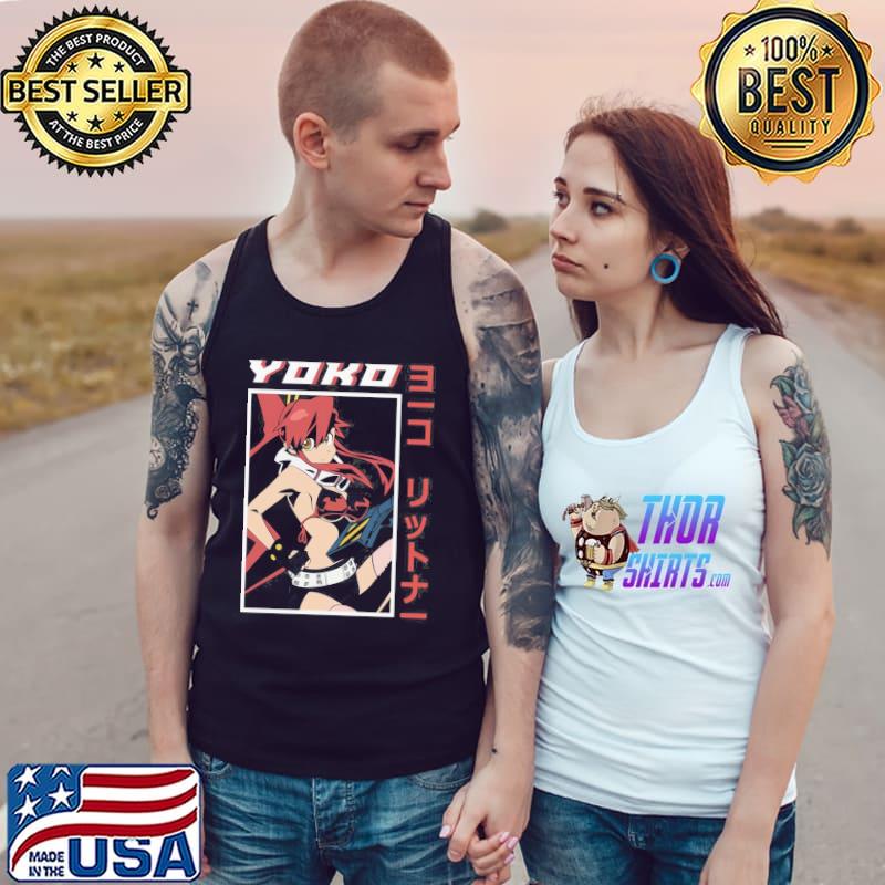 Graphic gurren lagann yoko littner s Tank Top
