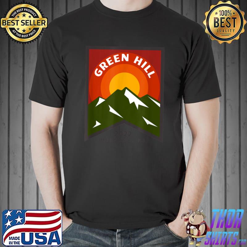 Green Hill 2022 Hershey Holidays Mountain Sunset T-Shirt