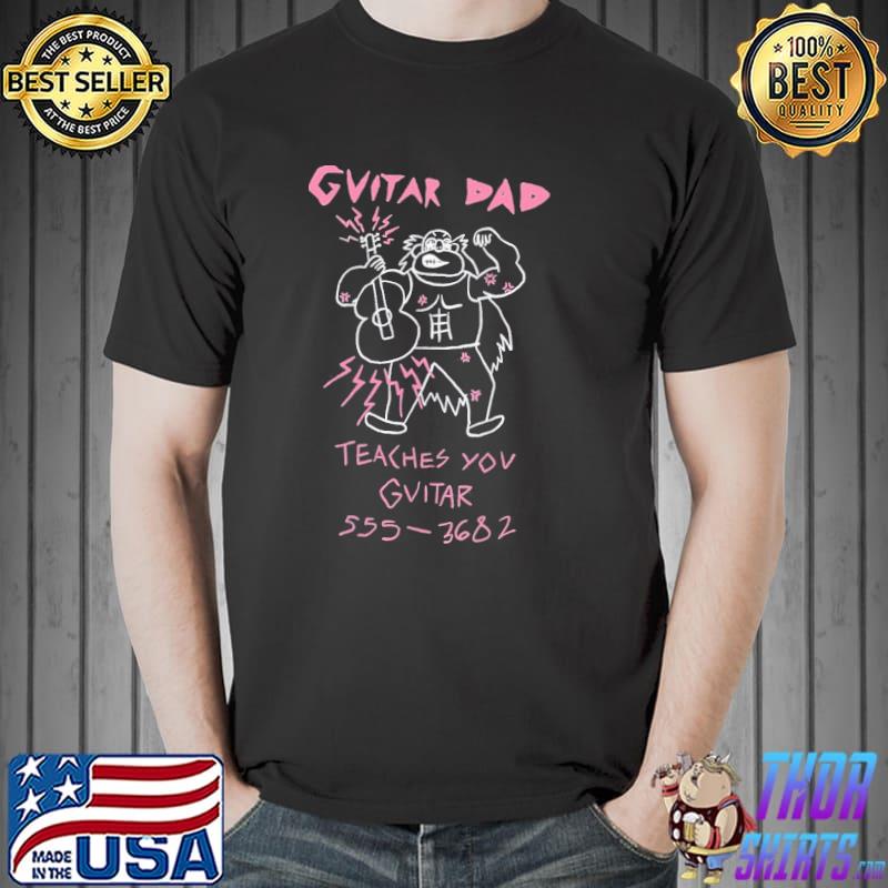 Guitar dad steven universe cute design classic shirt