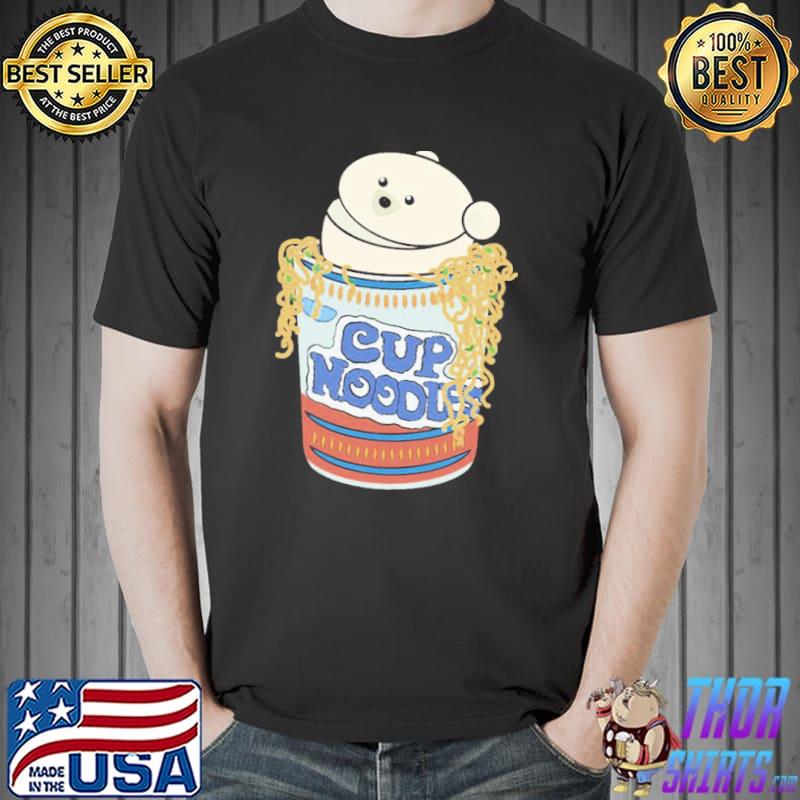 Ice bear in noodles we bare bears shirt