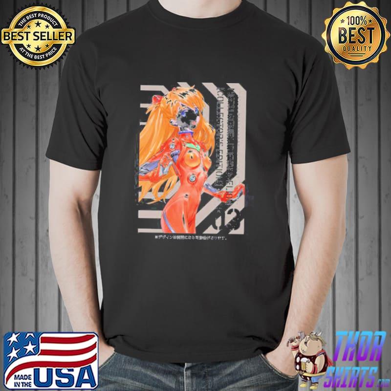 Illustrations for evangelion manga first three volumes asuka langley soryu shirt