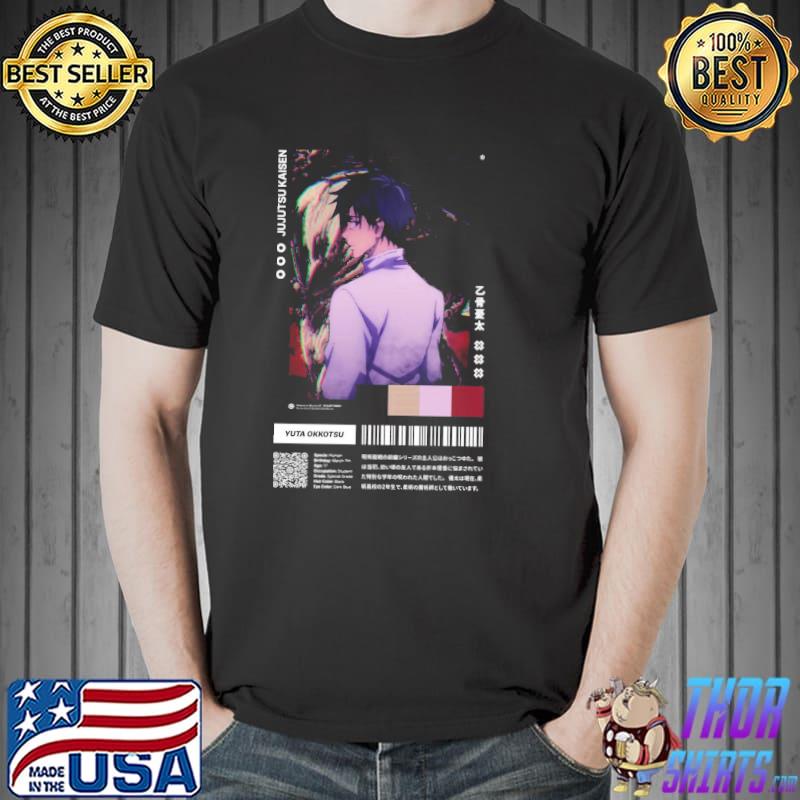 Introduction to yuta okkotsu jujutsu kaisen sorcery fight vintage graphic shirt