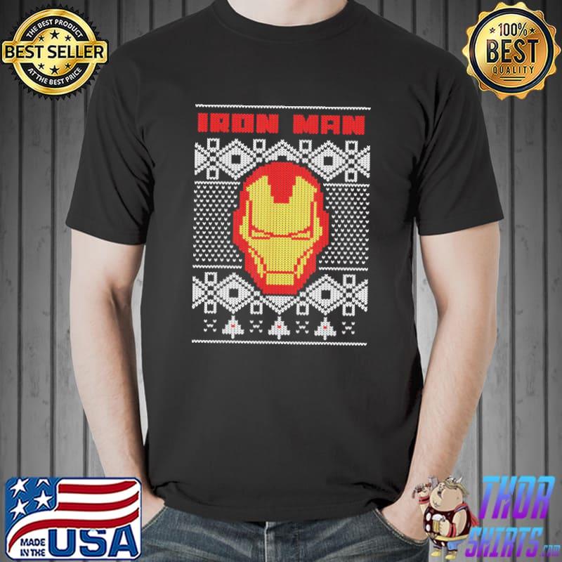 Iron man christmas I'm superheroes ugly classic shirt