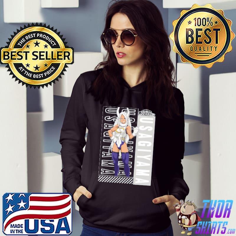 Japanese streetwear style mirko rumI usagiyama my hero academia s Hoodie