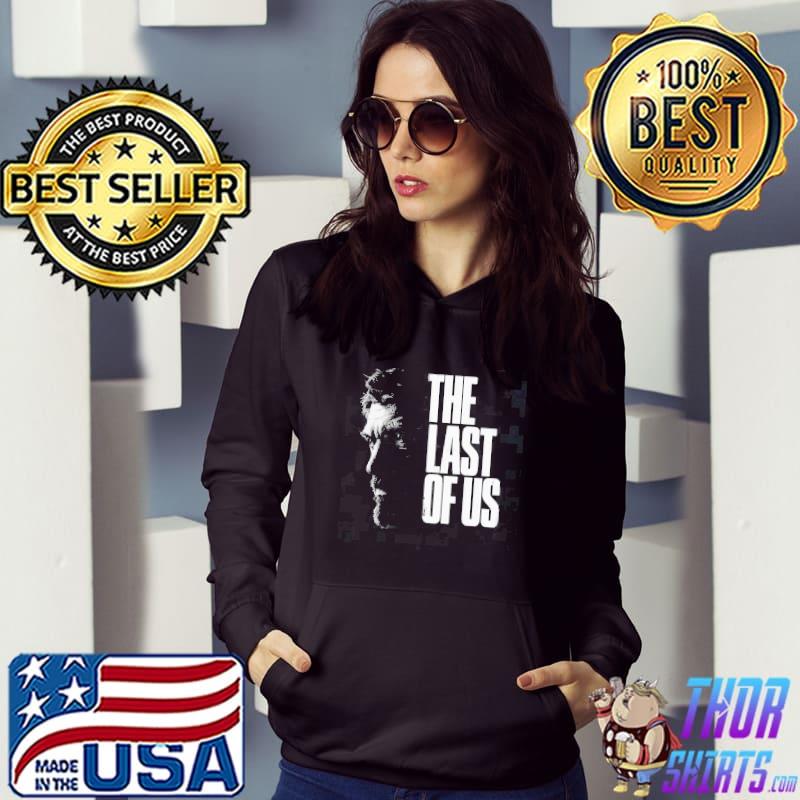 Joel black and white portrait the last of us classic s Hoodie