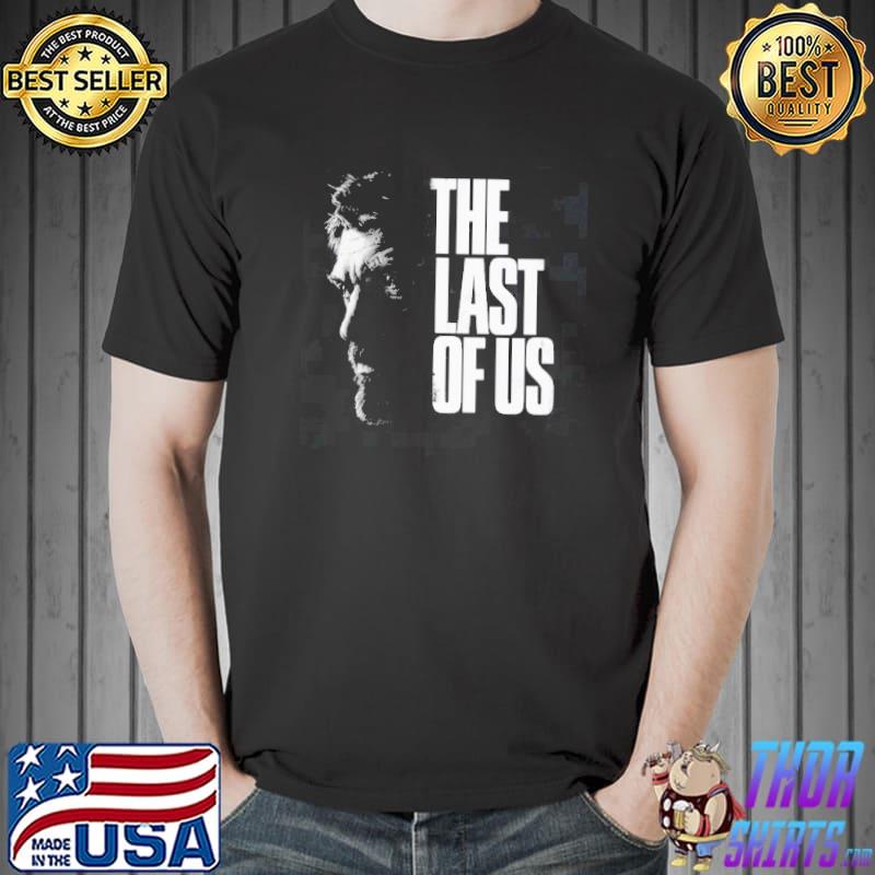 Joel black and white portrait the last of us classic shirt