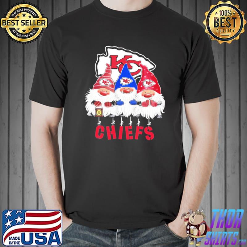 Kansas city Chiefs team gnomies christmas 2022 happy new year 2023 shirt