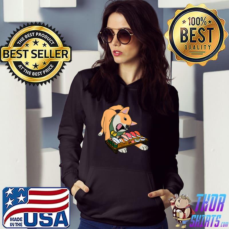 Kinako Eating Sushi Dog Lover T-Shirt Hoodie