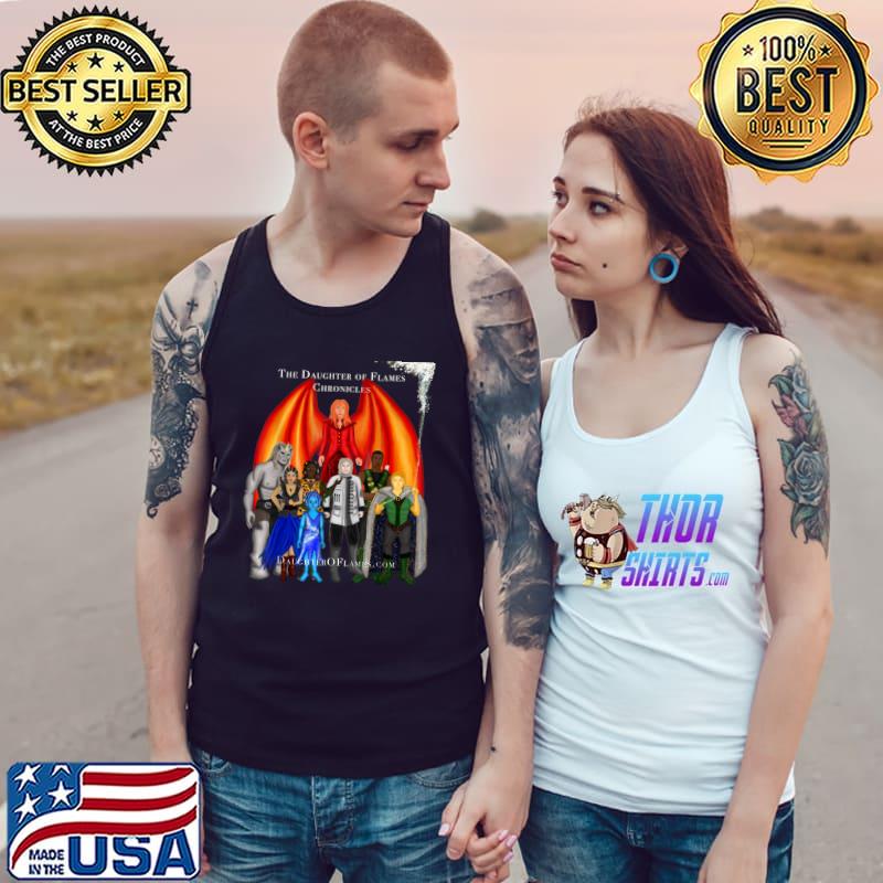 Legends Return Superhero Team The Daughter Of Flames Chronicles Daughter Of Lames Art T-Shirt Tank Top