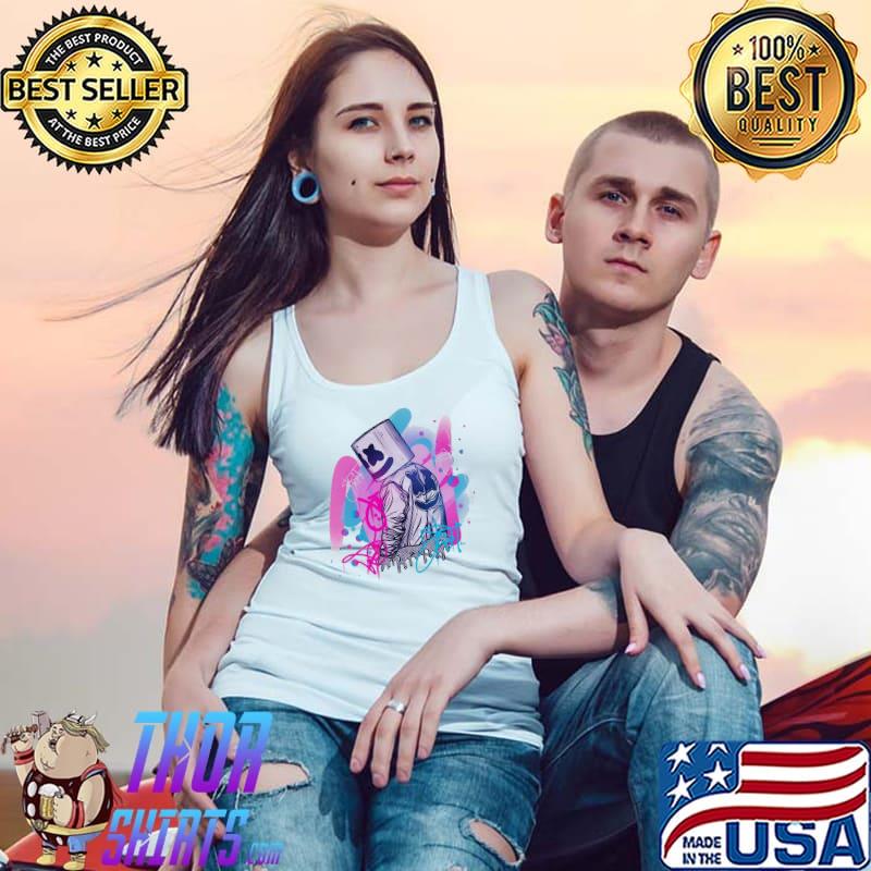 Marshmello graffitI neon party s Tank Top