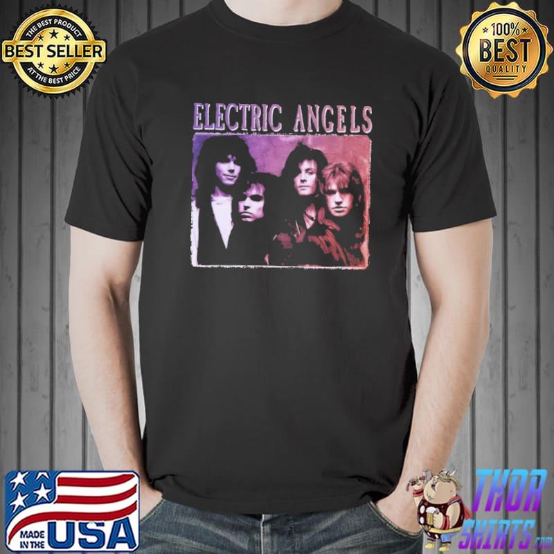 Members of electric angels rock band graphic classic shirt