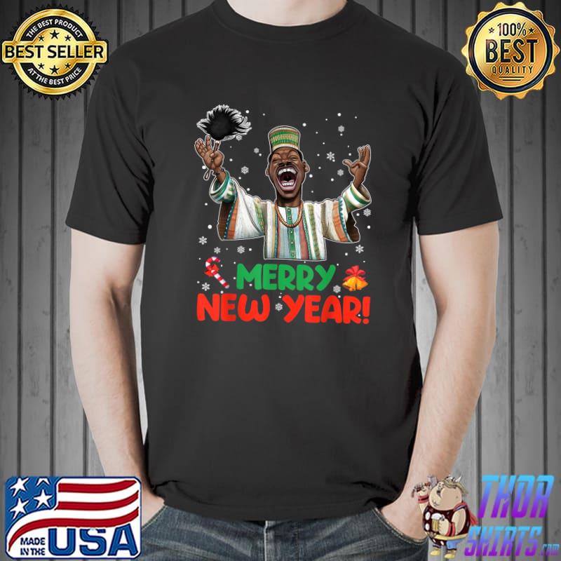 Merry New Year African American Christmas New Year T-Shirt