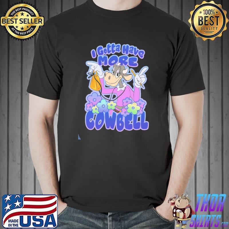 More cowbell disney cartoon clarabelle classic shirt