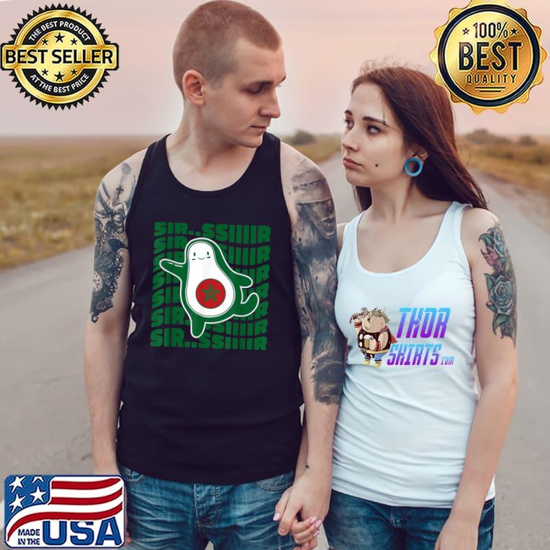 Morocco Soccer Moroccan Avocado Flag Football Team Supporter T-Shirt Tank Top