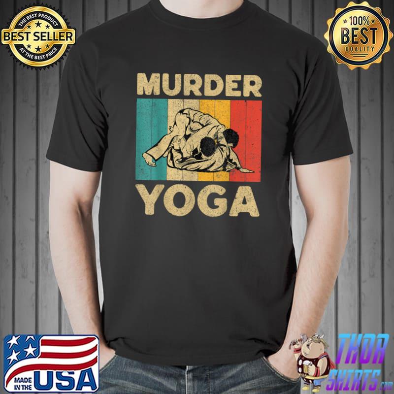 Murder Yoga Vintage BJJ Brazilian Jiu Jitsu T-Shirt