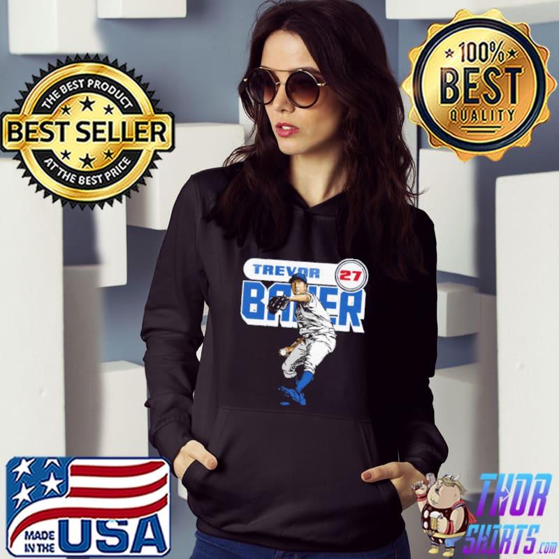 No 27 trevor bauer retro fanart s Hoodie