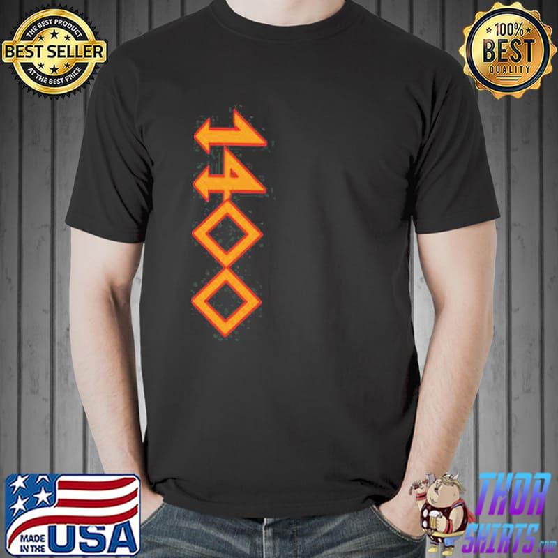Orange 1400 trippie redd logo classic shirt