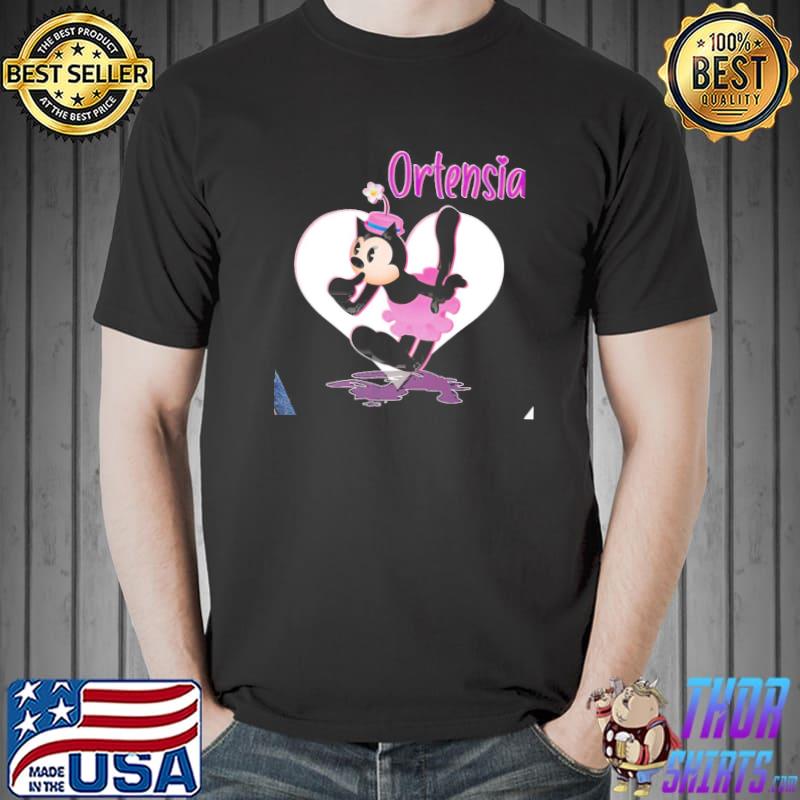 Ortensia love walt disney character classic shirt