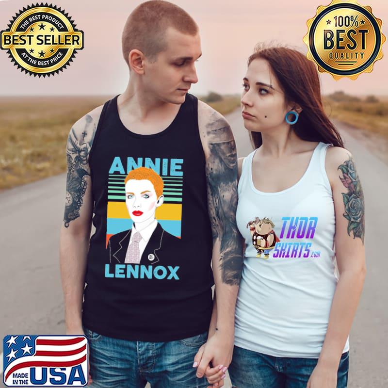 Portrait of annie lennox retro vintage art classic s Tank Top