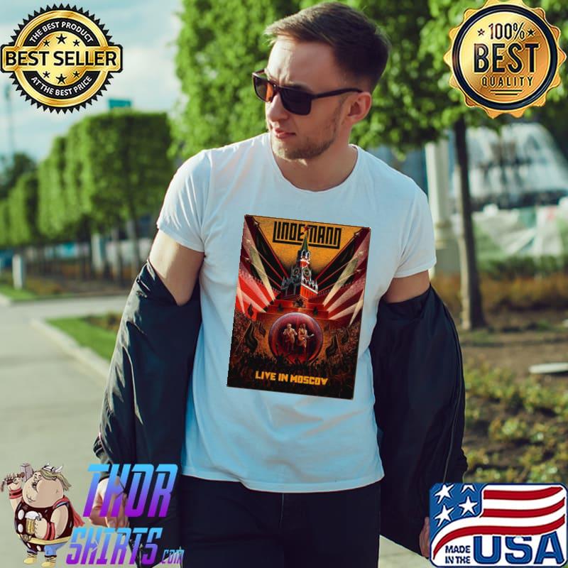 Poster style lindemann band live in moscow classic shirt