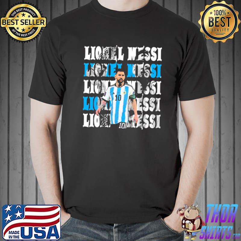 Messi Drawing Argentina Jersey Shirt Messi Goal Celebration Sweatshirt -  Best Seller Shirts Design In Usa