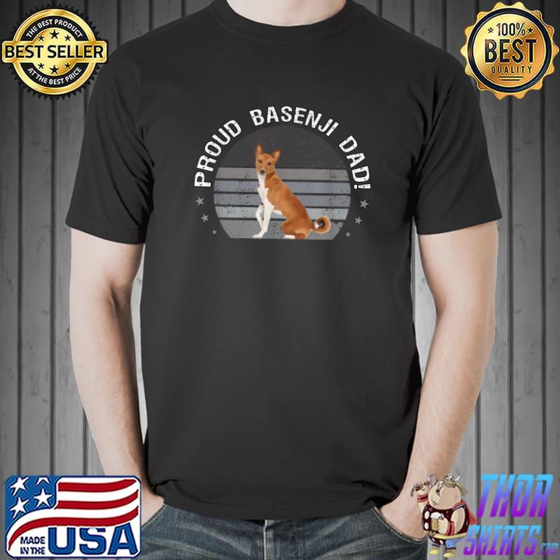 Proud Basenji Dog Breed Vintage T-Shirt