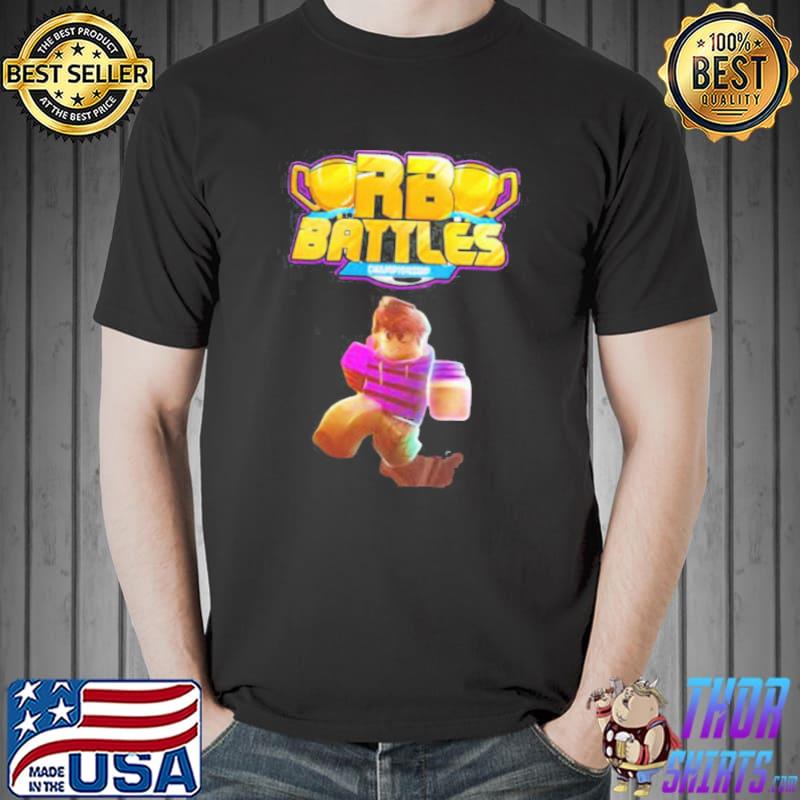 purple guy shirt
