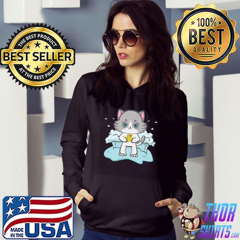Ragdoll Cat Anime Feline Duck Toy Water T-Shirt Hoodie