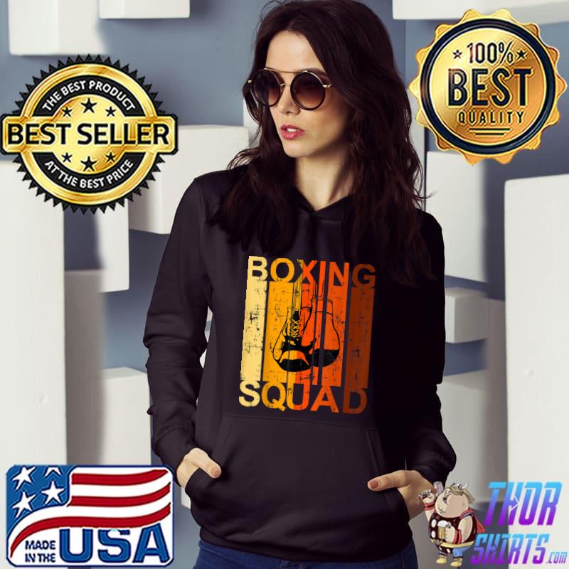 Retro Love Boxing Squad Gloves Boxer Gifts Sport Boxer T-Shirt Hoodie