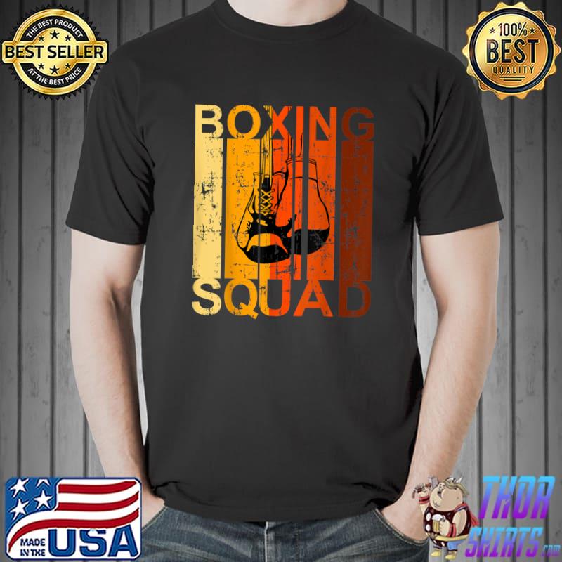 Retro Love Boxing Squad Gloves Boxer Gifts Sport Boxer T-Shirt