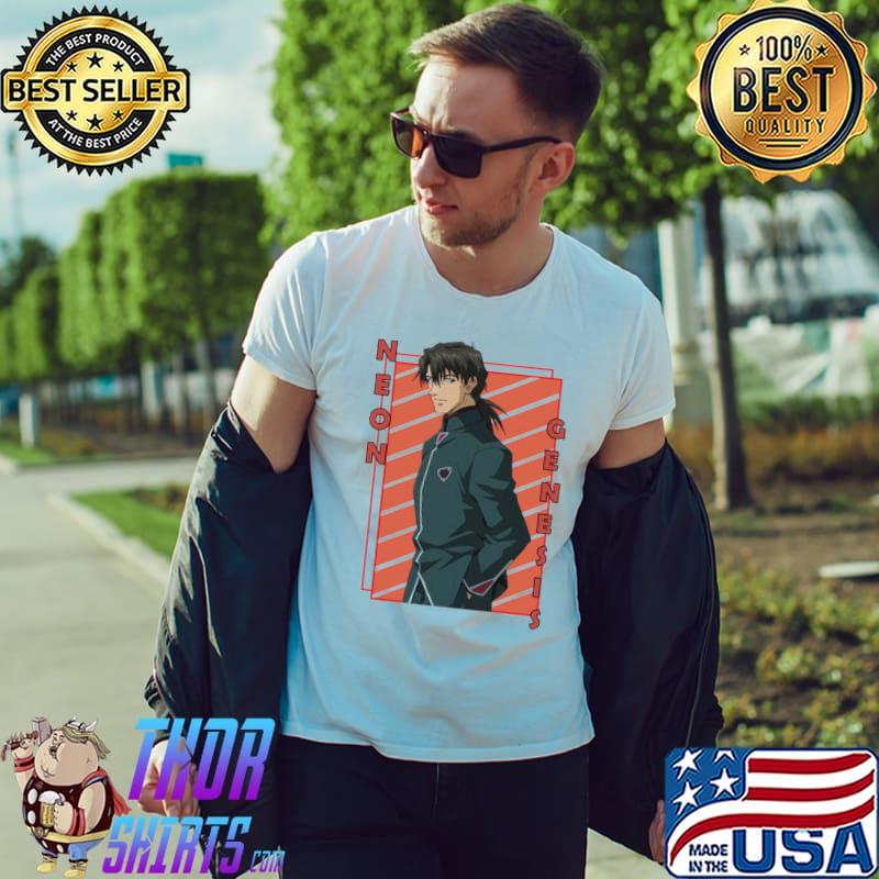 RyojI kajI neon genesis evangelion graphic design classic shirt