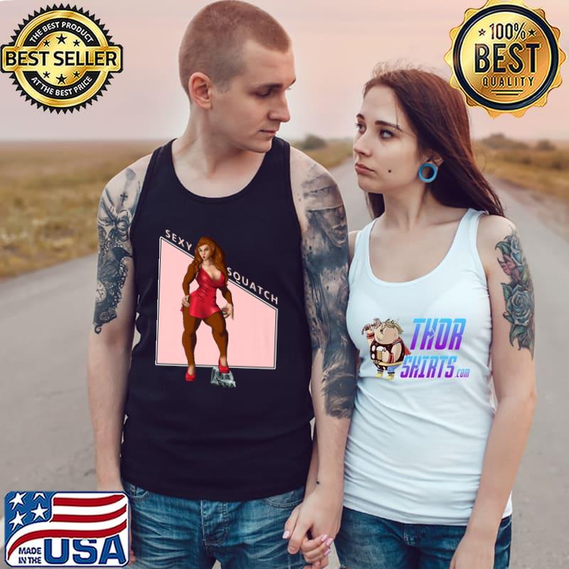 Sexy Sasquatch Lady Women T-Shirt Tank Top