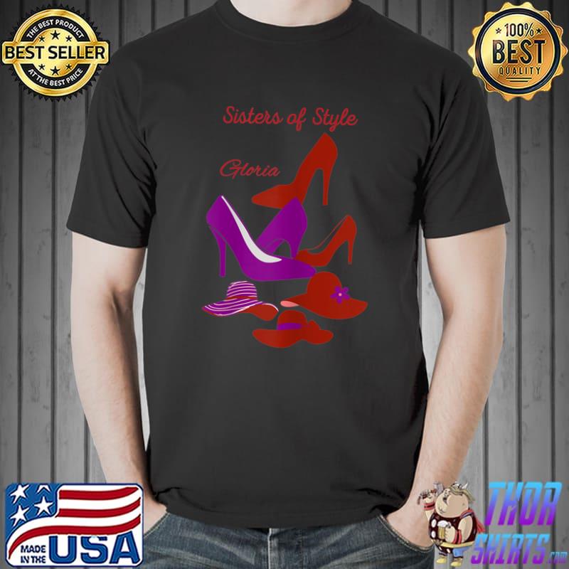 Shisters Of Style Gloria Hat And Shoe Ladies Clothing T-Shirt
