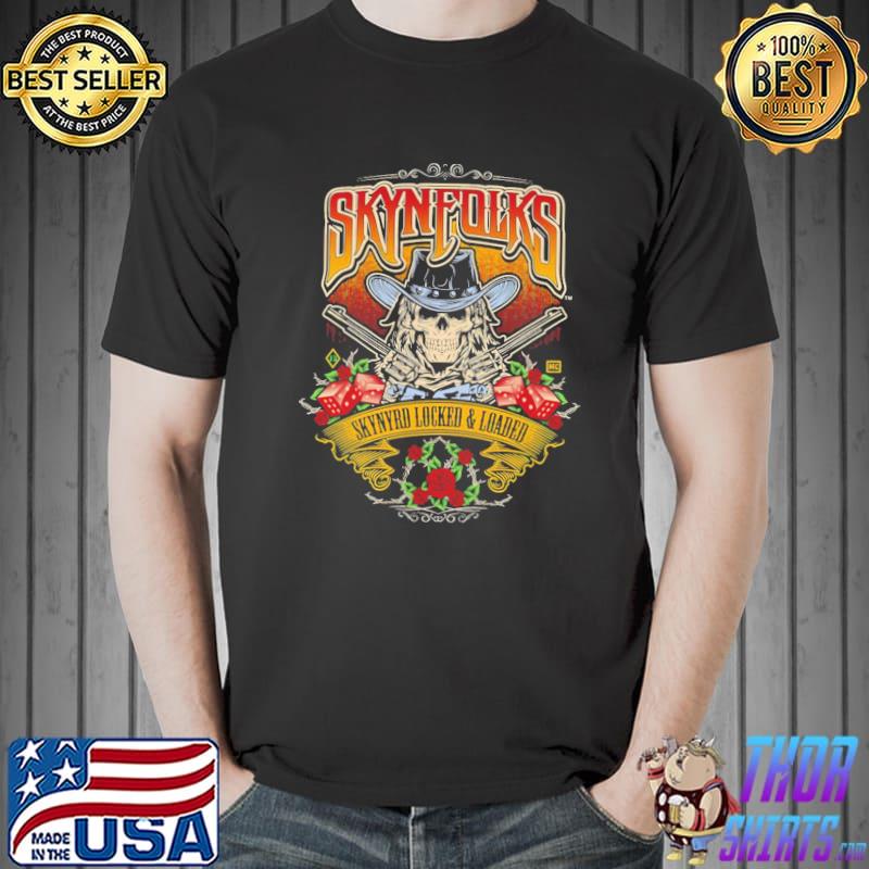 Skynfolks lynyrd skynyrd locked and loaded classic shirt
