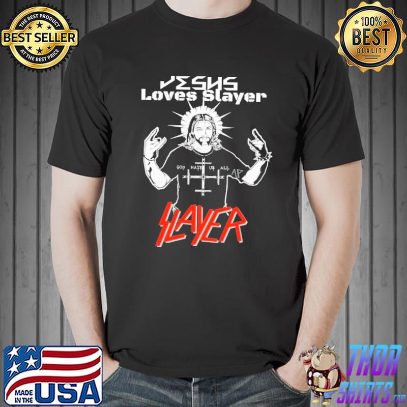 Slayer ghost of war Jesus loves slayer shirt