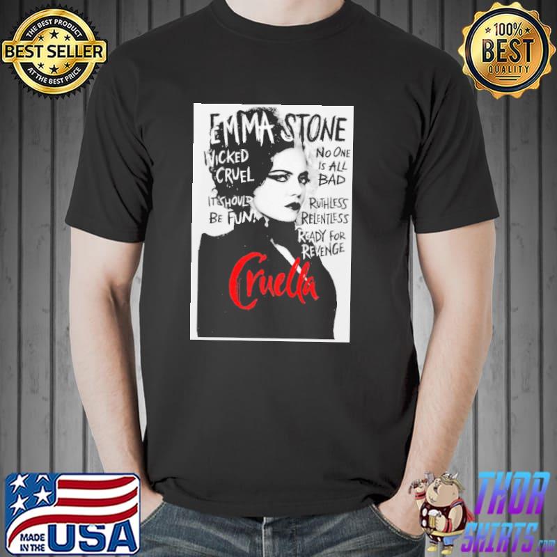 Special edition cruella emma stone shirt