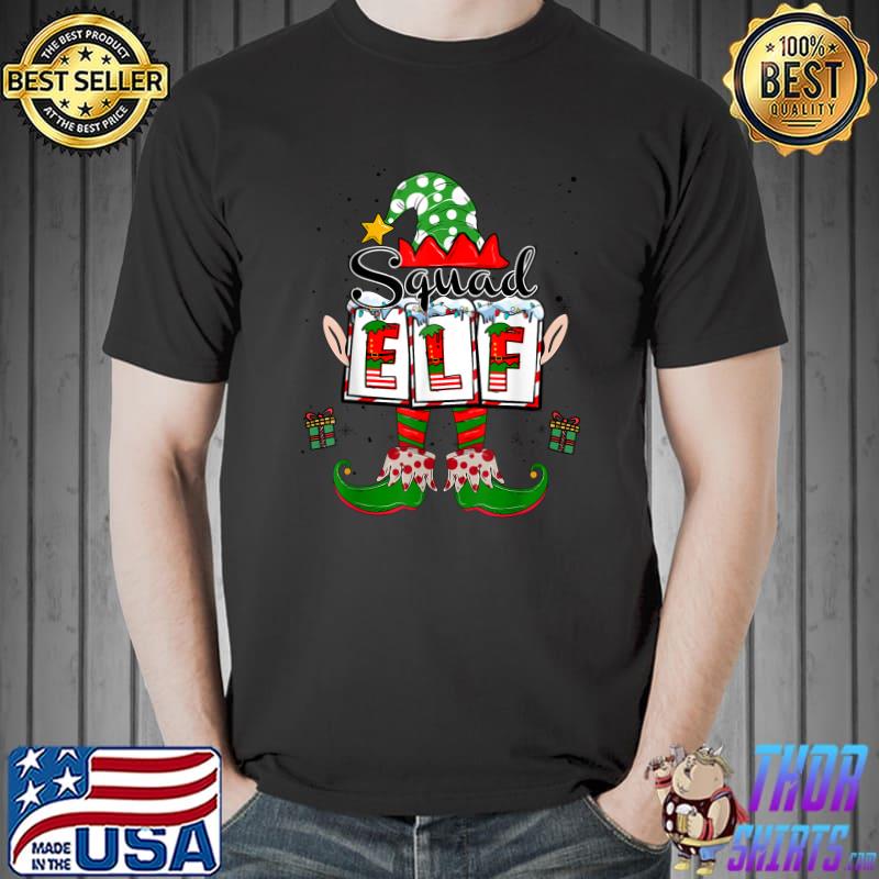 Squad Santa Elf Gifts Matching Christmas Pajama 2022 T-Shirt