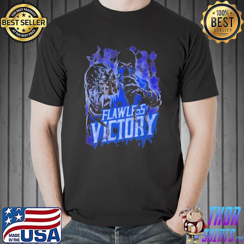 Vintage Mortal Kombat Flawless Victory Sub Zero Game T Shirt