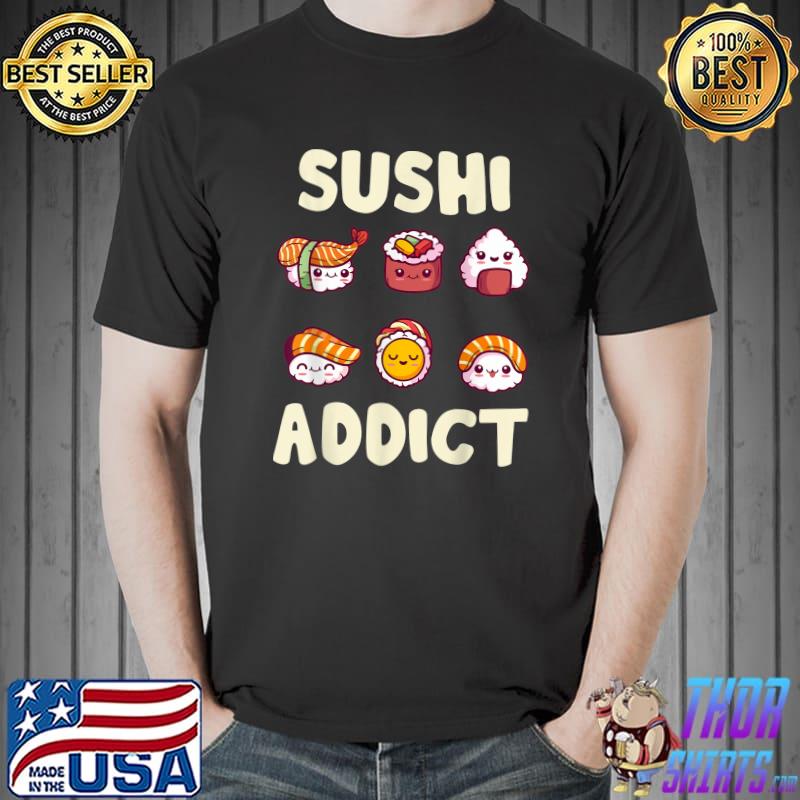 Sushi Sushi Roll Japanese Food Sushi Chef Itamae T-Shirt