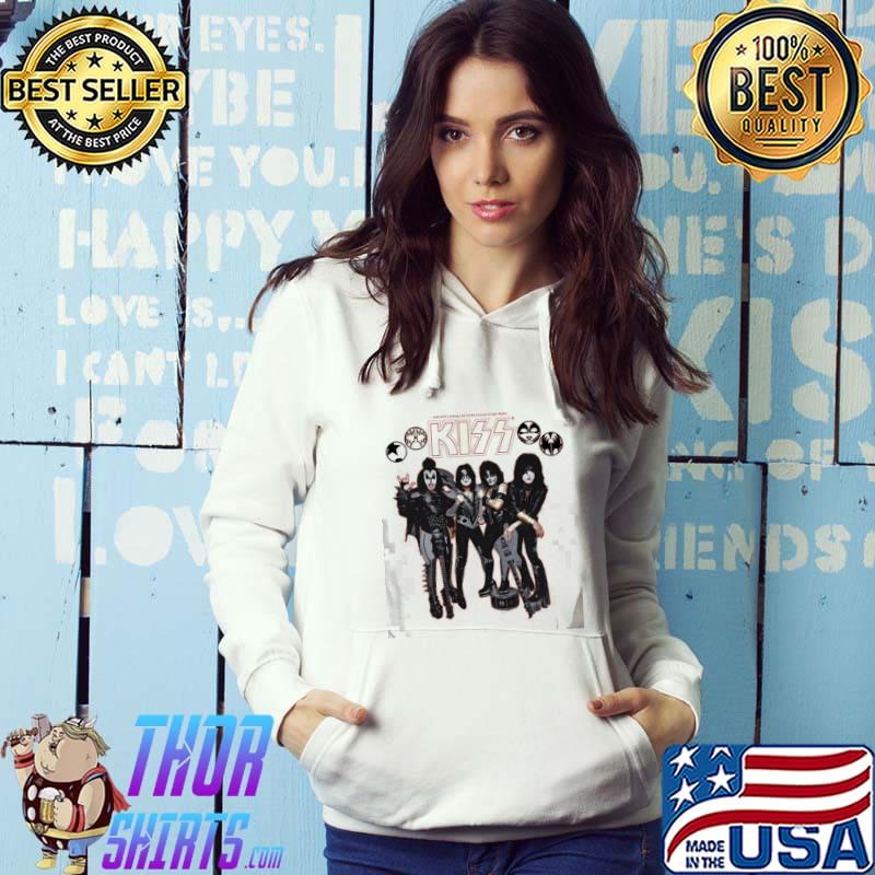 Symbols logo rock n roll kiss band fan gift s Hoodie